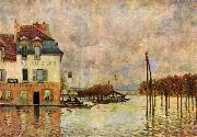 Alfred Sisley L Inondation a Port Marly oil painting artist